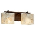 thumbnail image 2 of Justice Design Group Alr-8442-55 Alabaster Rocks! 2 Light 16" Wide Bathroom Vanity Light -, 2 of 2