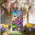 thumbnail image 2 of Lumumanber Spring Door Covers Decorations Banner Magnolia & Lilac 35.4x70.86in Polyester for Home Door Garden Balcony, 2 of 7