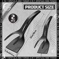 thumbnail image 2 of 2 in 1 Grip Flip Spatula Clamp Egg Pancake Fish French Toast Omelette Making Non Stick Home Kitchen Cooking Turner Tool, 2 of 5