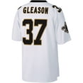 thumbnail image 3 of Men's Mitchell & Ness Steve Gleason White New Orleans Saints Big & Tall 2006 Retired Player Replica Jersey, 3 of 3