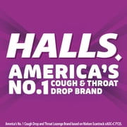 HALLS Soothing Cool Berry Throat Drops, FSA/HSA Eligible, 25 Drops