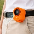 thumbnail image 5 of HonestMatter Portable Fan for Car, Clip On Rechargeable Fan with LED Display and 16°C Cooling, 360° Adjustable Clip Fan for Office Bedroom Travel, Orange, 5 of 7