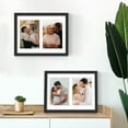 thumbnail image 6 of 8.5x11 Double 5x7 Picture Frame Double Picture Frame Displays Two 5x7 inch Photos Available Horizontal Wall Mounting Display and Vertical Black, 6 of 7