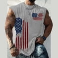 thumbnail image 2 of HCNTES Mens Tank Tops Beach Summer Sleeveless Shirts Graphic Vacation Tanks Muscle Gym Tank T Shirts(Grey,XL), 2 of 4