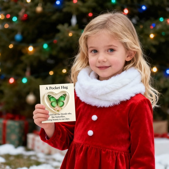 Friendship Butterfly Souvenir Pocket Hug Sentimental Keepsake Gift For Friends Loved Ones Festive Friendship Token Decorative Mini Gift Seasonal Affectionate Present, C, 1pc