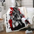 thumbnail image 2 of Anime Naruto Cartoon Characters Flannel Throw Blanket Printed Quilts Soft Blanket for Sofa Bed Soft Print Gift, 2 of 5