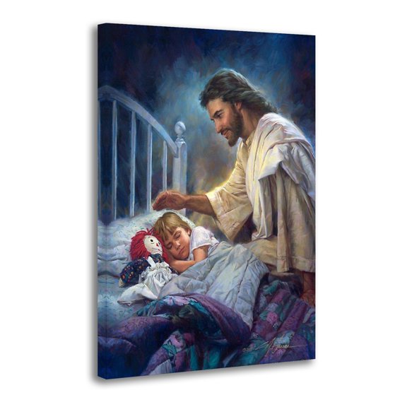 Jesus Love His Children Gifts Canvas Painting Poster Wall Art Decorative Picture Prints Modern Decor 12x18inch(30x45cm)