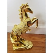 Stallion Horses Loving Playing Fighting Statue 10”Height Horse Statues Home Decor centerpience