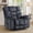 Greenish Gray, variant on Ebello XL Power Recliner Chair - 41" Wide Electric Massage Recliner with Heat & USB Charging, Overstuffed Single Reclining Sofa for Living Room, Brown