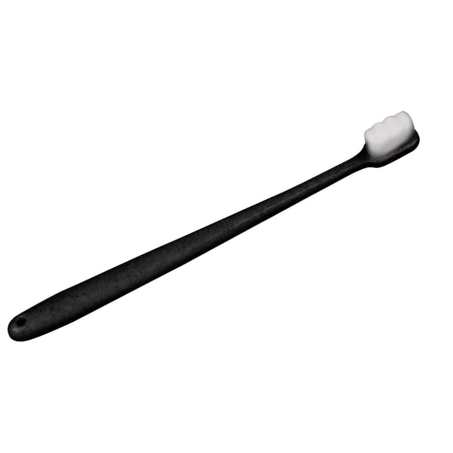 Vogacara Cepillo de de cerdas suaves Herramienta práctica de limpieza bucal Limpiador bucal Salud Negro Vogacara CE009711-04
