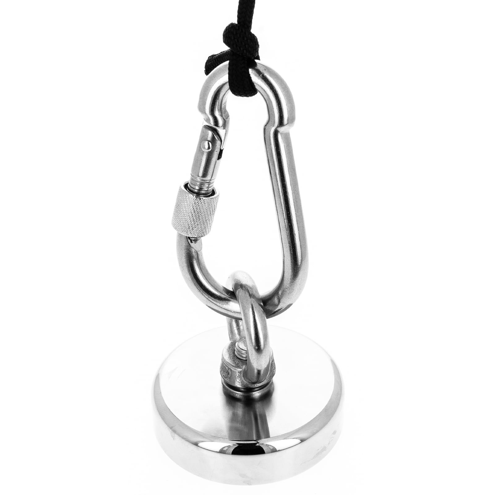 ASR Outdoor 3pc 400lb Neodymium Magnet Fishing Kit with 550 Paracord Magnetic Retrieval Tool Treasure Hunting