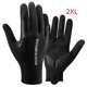 thumbnail image 2 of Cycling Gloves Breathable Gym Motor Gloves Black XXL, 2 of 5