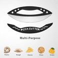 thumbnail image 6 of Pizza Cutter,12in Pizza Cutter Rocker with Blade Cover for Kitchen and Commercial Use,Stainless Steel Pizza Knife Slicer, 6 of 8