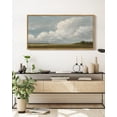 thumbnail image 5 of Drsoum Large 20x40in Natural Framed Grassland Wilderness Desert Vintage Wall Art Prints Classic Retro Farmhouse Landscape Rustic Decorations for Living Room Bedroom, 5 of 6