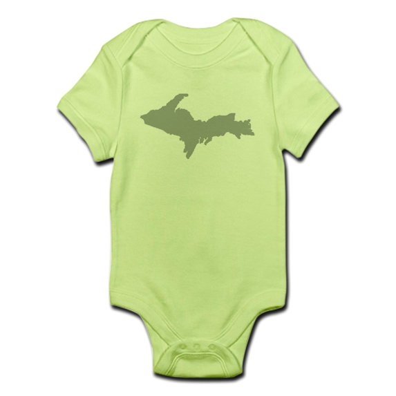 CafePress - Upper Peninsula Infant Bodysuit - Baby Light Bodysuit