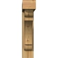 thumbnail image 2 of Ekena Millwork 6"W x 28"D x 28"H Olympic Block Rough Sawn Bracket w/ Offset Brace, Western Red Cedar, 2 of 25