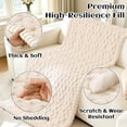 thumbnail image 2 of WETRBWEH Pet Couch Covers for Dogs,Washable Sofa Slipcovers Soft Thick, Non Slip Sofa Pad Blanket, Couch Protector from Pets, 27"x59", Beige, 2 of 9