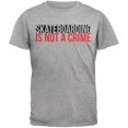 thumbnail image 4 of Old Glory Mens Skateboarding Is Not A Crime Short Sleeve Graphic T Shirt, 4 of 6