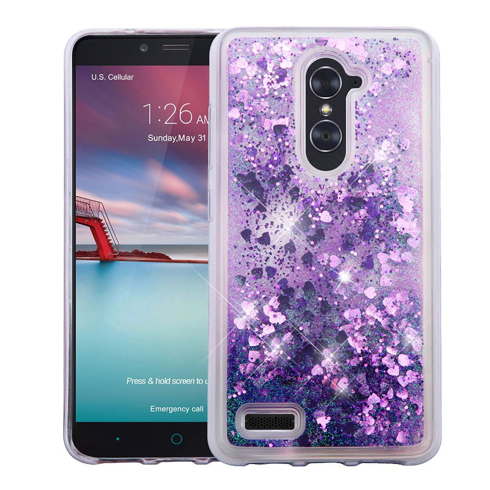 ZTE Zmax Pro Case, ZTE Zmax Pro Phone Case, by Insten Quicksand Glitter