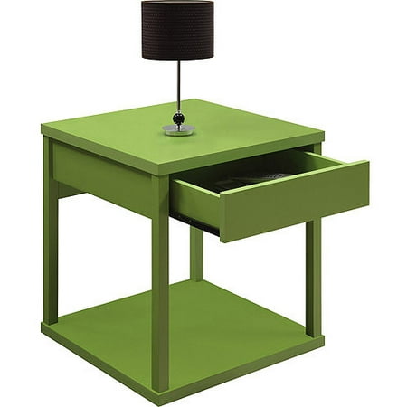 Mainstays - Parsons End Table With Drawe - Walmart.com