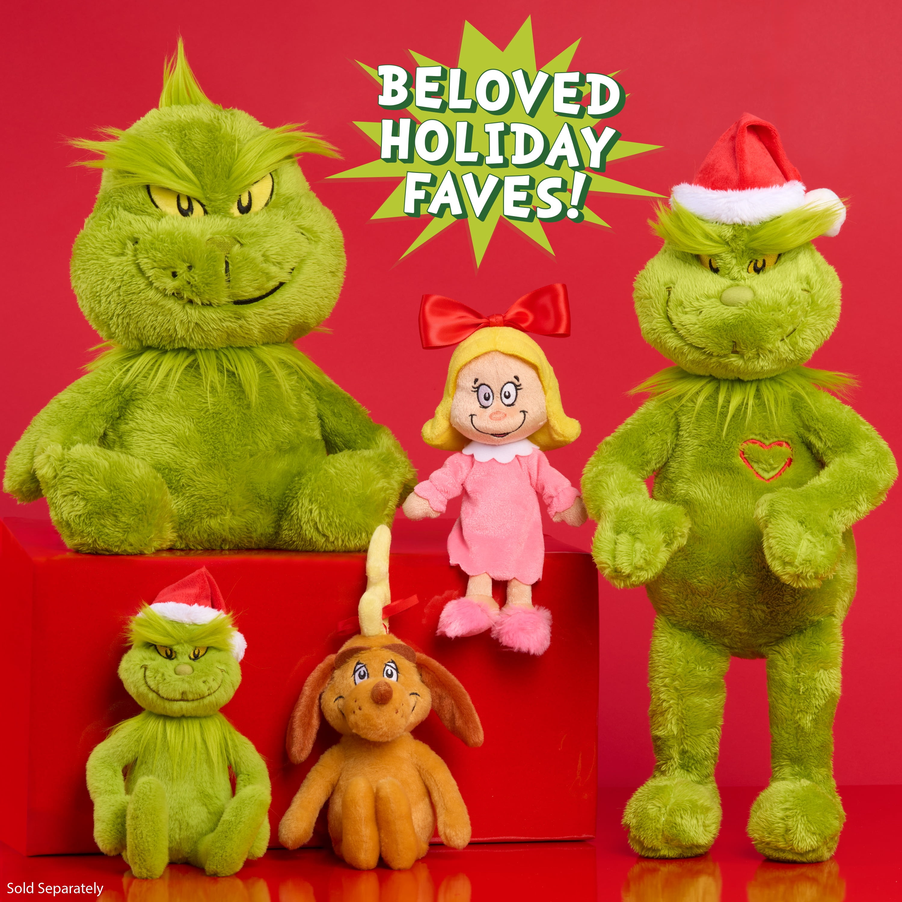 Dr. Seuss Grinch Small Plush Max, Collectible Plush