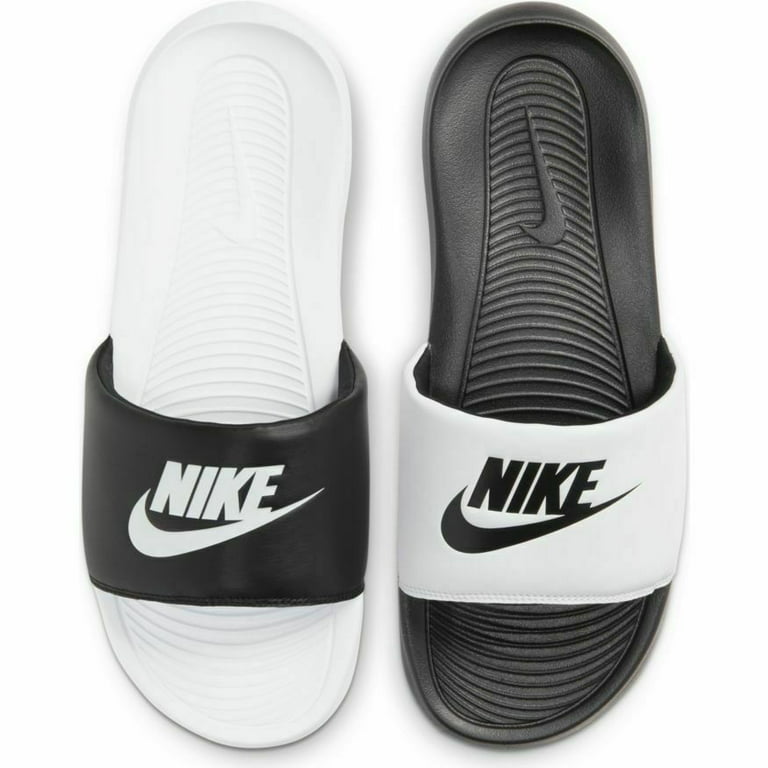 cultuur Flikkeren syndroom Men's Nike Victori One Slide Mix White/Black-Black (DD0234 100) - 9 -  Walmart.com