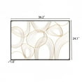 thumbnail image 6 of LuxenHome Gold and Black Abstract Metal Rectangular Metal Wall Decor, 6 of 8