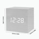 thumbnail image 3 of Reloj Mesa LED Control Voz Alarma Digital para Del () Blanco, 3 of 3
