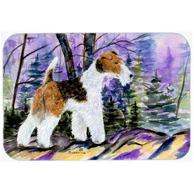 Carolines Treasures SS8630JCMT 24 x 36 in. Fox Terrier Kitchen Or Bath Mat