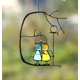 thumbnail image 1 of Colgante de ventana con arte en color para el día de San Valentín, regalo decorativo para parejas, mejora el sentido espacial, diseño artístico único, 1 of 4