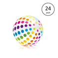 thumbnail image 2 of Intex Ballon de Plage Géant Coloré à Pois Gonflable Brillant (24 Pack), 2 of 6