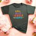 thumbnail image 3 of Playera Blusa Mujer con Frase Positiva Eres Bella Fabulosa y Fuerte Moda Casual Inspiradora Color Verde Oliva Talla Mediana Marca Emil SaEs, 3 of 4