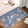 thumbnail image 5 of Haiem Watercolor Flowers Butterfly Front Door Mat Indoor Outdoor Entrance, Waterproof All-Season, All-Weather Doormat, Durable Flannel Fabric, Fade Resistant, Low Profile, 16x24in, 5 of 9