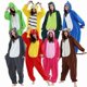 thumbnail image 2 of Pijama de Halloween con dibujos animados de animales para hombre y mujer, disfraz de tiburón, mono, abeja, zorro, T-Rex, estegosaurio, dragón rojo y negro, 2 of 5
