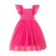 thumbnail image 5 of Toddler Pink Dress for Girls Ruffle Tulle Dress Girls Girls Fancy Dress Hallowmas Dresses for Toddler Girls 12-18 M, 5 of 5