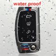 thumbnail image 3 of Zinc Alloy Car Key Cover, Folding Key Shell 3 Buttons (matte Color) (1 Pc), 3 of 5
