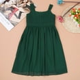 thumbnail image 6 of Rswnyirn Kids Girls Chiffon Sleeveless Flower Girl Dress Birthday Party Dress Green 16, 6 of 7