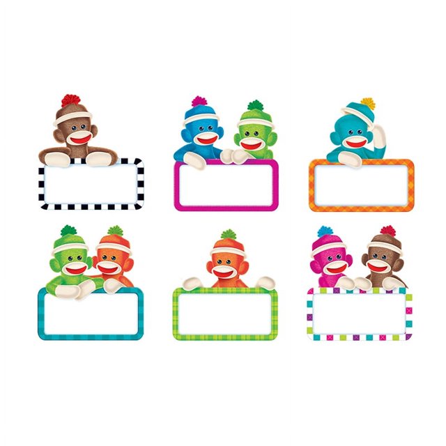Sock Monkeys Signs Classic Accents® Variety Pack, 36 Ct
