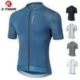 thumbnail image 2 of Maillot de ciclismo X-TIGER 2024, maillot de ciclismo de moda para mujer y hombre, camiseta de ciclismo transpirable de alta calidad, estilo veraniego, 2 of 5