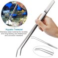thumbnail image 1 of Stainless Steel Plant Tool Set Aquarium Fish Tank Aquascaping Tweezers Scissor Kit, 1 of 4
