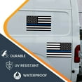thumbnail image 5 of Magnet Me Up Thin Blue Line American Flag and Reversed Thin Blue Line American Flag Vinyl Magnet, 7x12 In, Opposing 2 Pk, 5 of 8