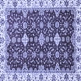 thumbnail image 1 of Ahgly Company Indoor Square Oriental Blue Traditional Area Rugs, 6' Square, 1 of 4
