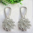 thumbnail image 2 of 1 Pc Rhinestone Flower Curtain Clip Buckle Magnetic Curtain Tie Back Holdback, 2 of 8