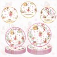 thumbnail image 5 of Fairy Birthday Party Supplies Tableware - 96PCS Butterfly Flower Fairies Plates and Napkins Birthday Decorations, Enchanted Forest Garden Party Tableware Set, Fairy Party Supplies Serve 24 Guests, 5 of 7
