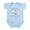 Sky Blue, variant on CafePress - Dimsum Body Suit - Baby Light Bodysuit, Size Newborn - 24 Months