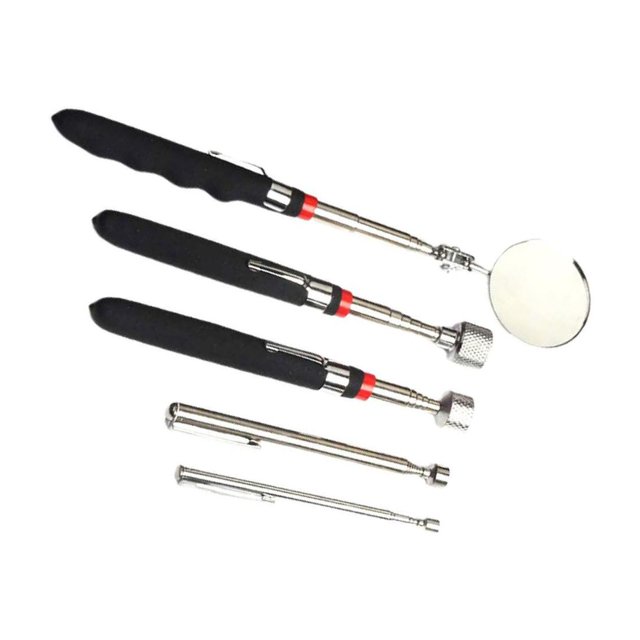 relayinert Magnetic Telescoping Pick-Up Tool Inspection Mirror Rod Telescopic
