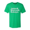 thumbnail image 2 of Wild Bobby, Jadon & Marcus & Bukayo, Sports, Men Premium Tri Blend Women, Envy, Small, 2 of 5