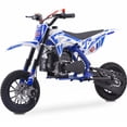 thumbnail image 2 of MotoTec Villain 52cc 2-Stroke Kids Gas Dirt Bike Blue, 2 of 6