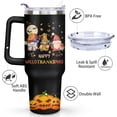 thumbnail image 5 of Happy Hallothanksmas Tumbler, Fall Cup 40 Oz Tumbler with Handle and Straw Lid, Insulated Autumn Mugs Keeps Drinks Cold & Hot, Thanksgiving Halloween Christmas Gifts For Women, 5 of 6