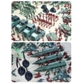 thumbnail image 2 of 307pcs/lot Military Plastic Soldier Model Toy Army Men Figures Accessories Kit Decor Play Set, 2 of 8